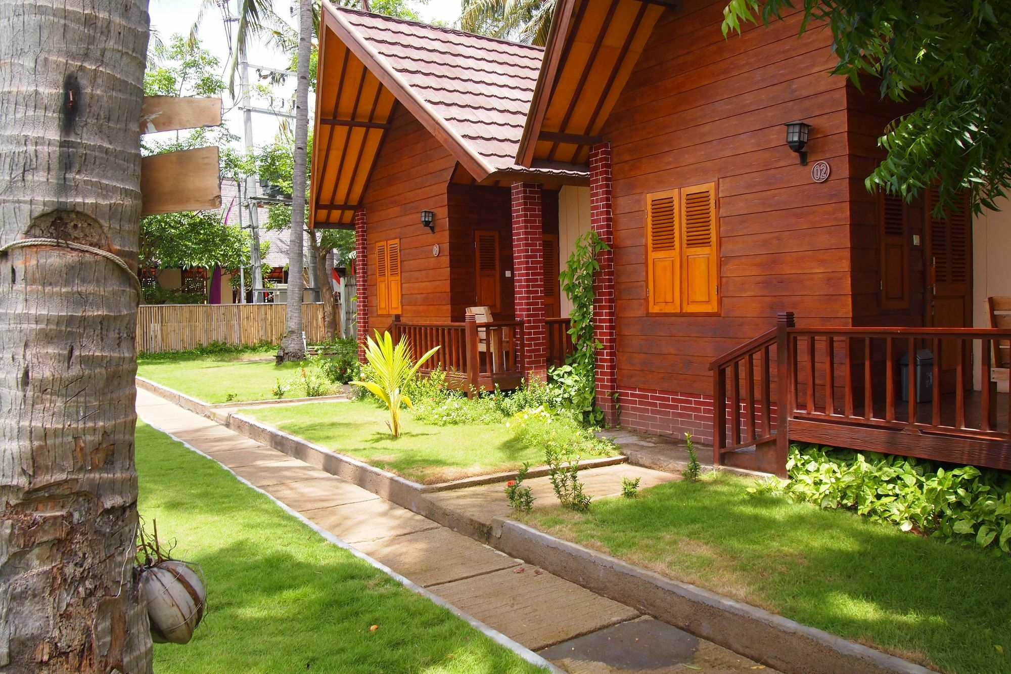 Gili Escape Bungalows Gili Trawangan Exterior foto
